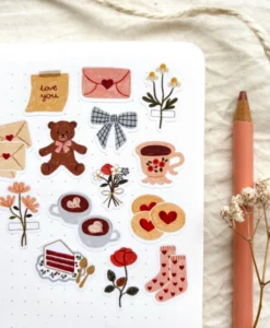 Planche de stickers – Sweet Love