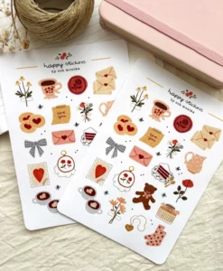Planche de stickers – Sweet Love