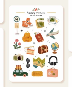 Planche de stickers – Voyageur